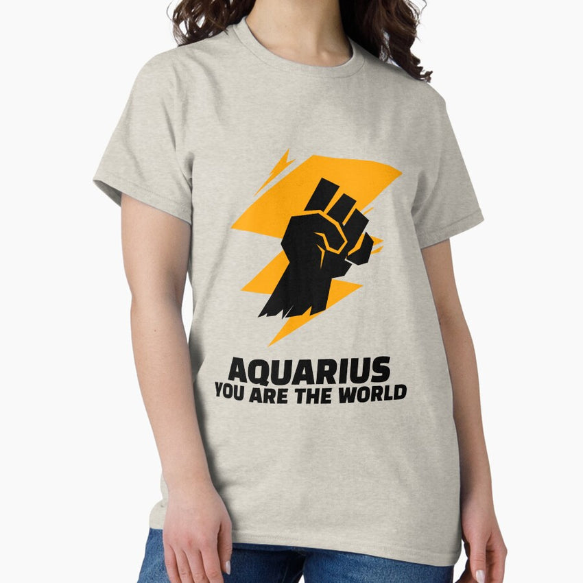 Aquarius You Are The World Classic T-Shirt