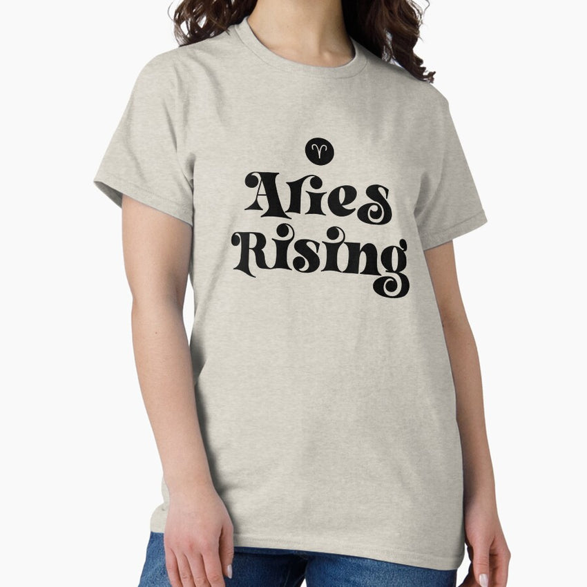 Aries Rising Astrology Zodiac Sign And Symbol Classic T Shirt
