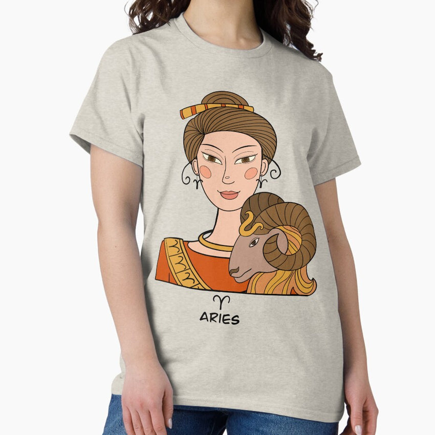 Aries Constellation: Passion And Courage | Astrology Art Classic T-Shirt