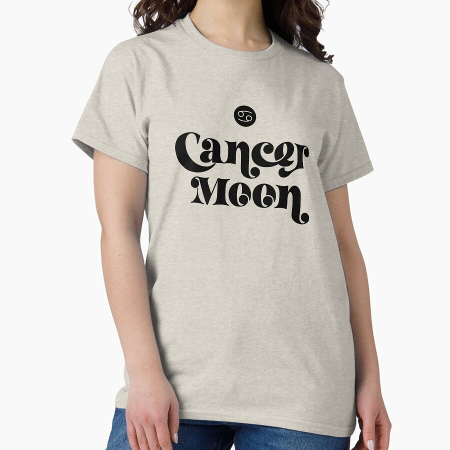 CANCER MOON Astrology Zodiac Sign and Symbol Classic T-Shirt