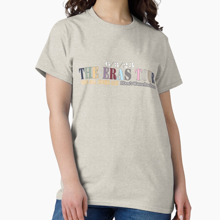 Taylor Swift The Eras Tour Chicago Night Two Surprise Songs Classic T Shirt