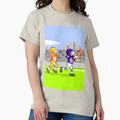 American football players running Classic T-Shirt