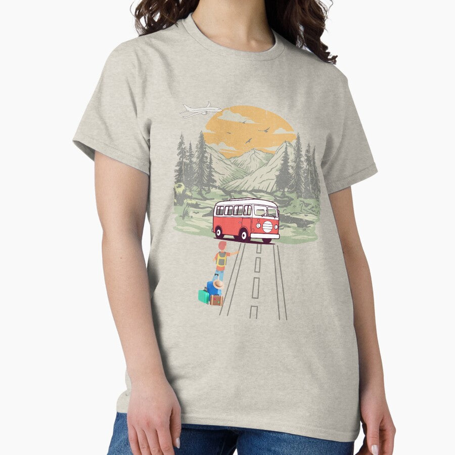 Adventure Awaits T Shirt Travel T Shirt Classic T Shirt