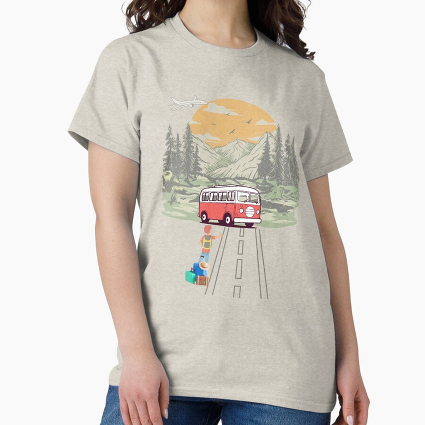 Adventure Awaits T Shirt Travel T Shirt Classic T Shirt