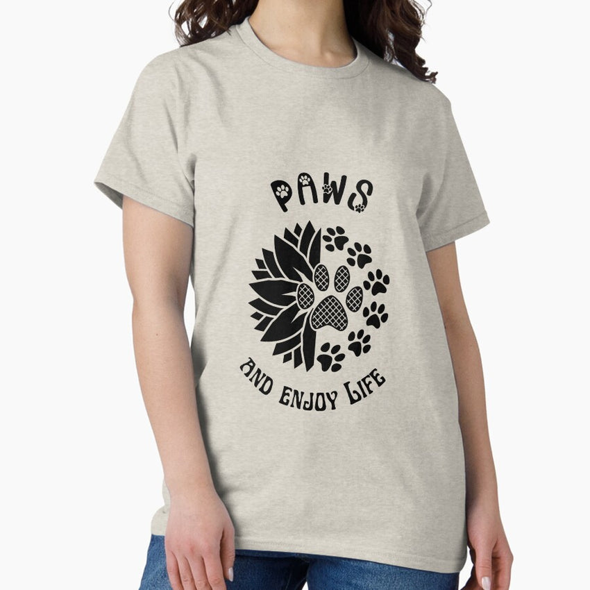 Paws and enjoy life Classic T-Shirt