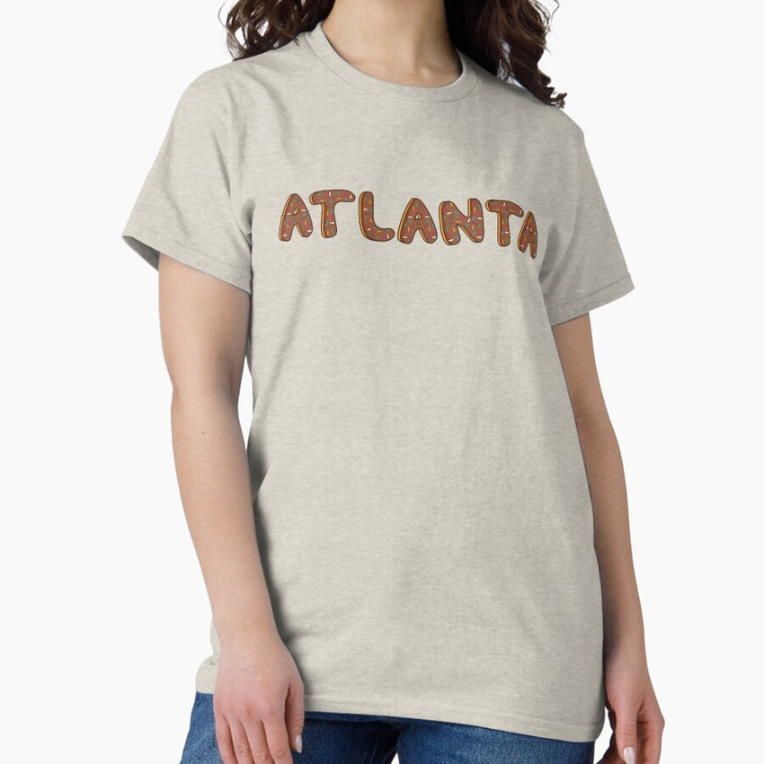 Atlanta City Shaped Like Chocolate Donuts Classic T Shirt