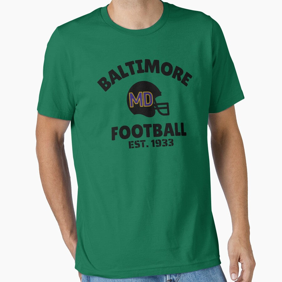 Baltimore Maryland football nfl season 2021 Essential T-Shirt