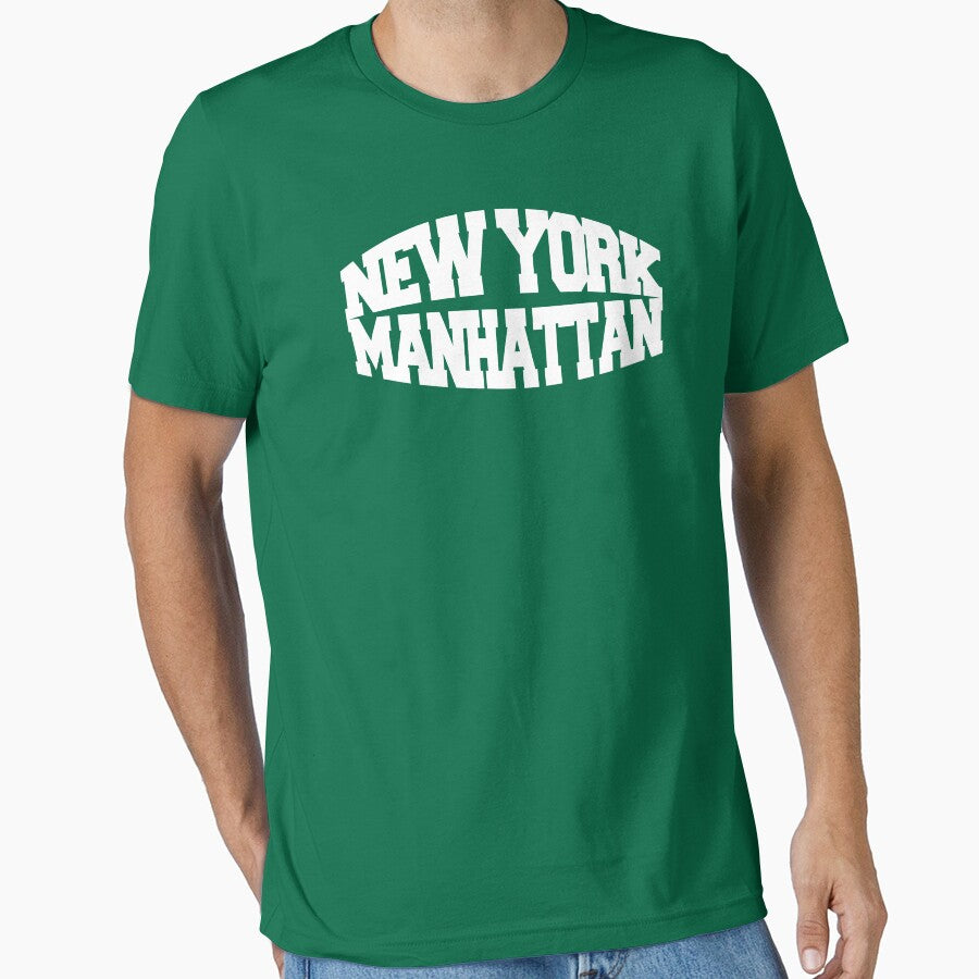 New York Manhattan - white Essential T-Shirt