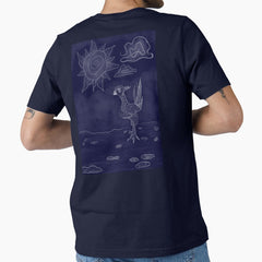 Bird Stuck In Blue Essential T Shirt