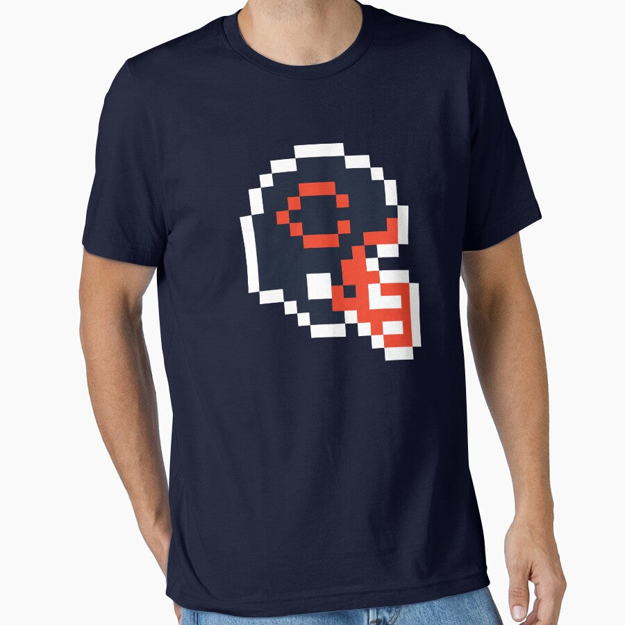 Chicago Bears (8-bit Football Helmet Only) Essential T-Shirt