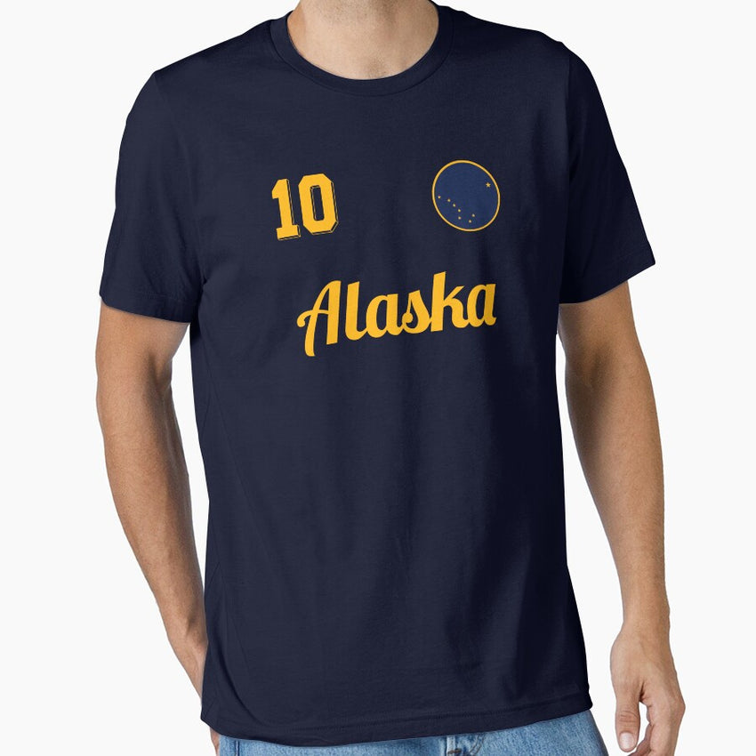 Alaska Soccer Pride Retro Football Jersey for Fans Essential T-Shirt
