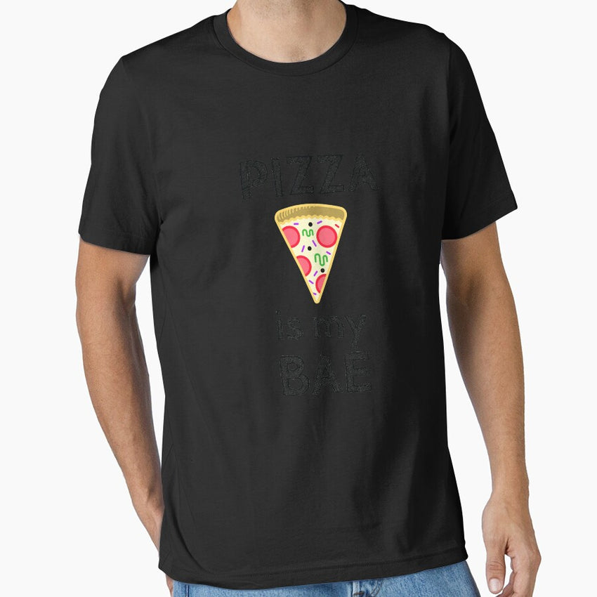 Pizza is my BAE T-Shirt - Funny Trendy Meme Food Gift Essential T-Shirt
