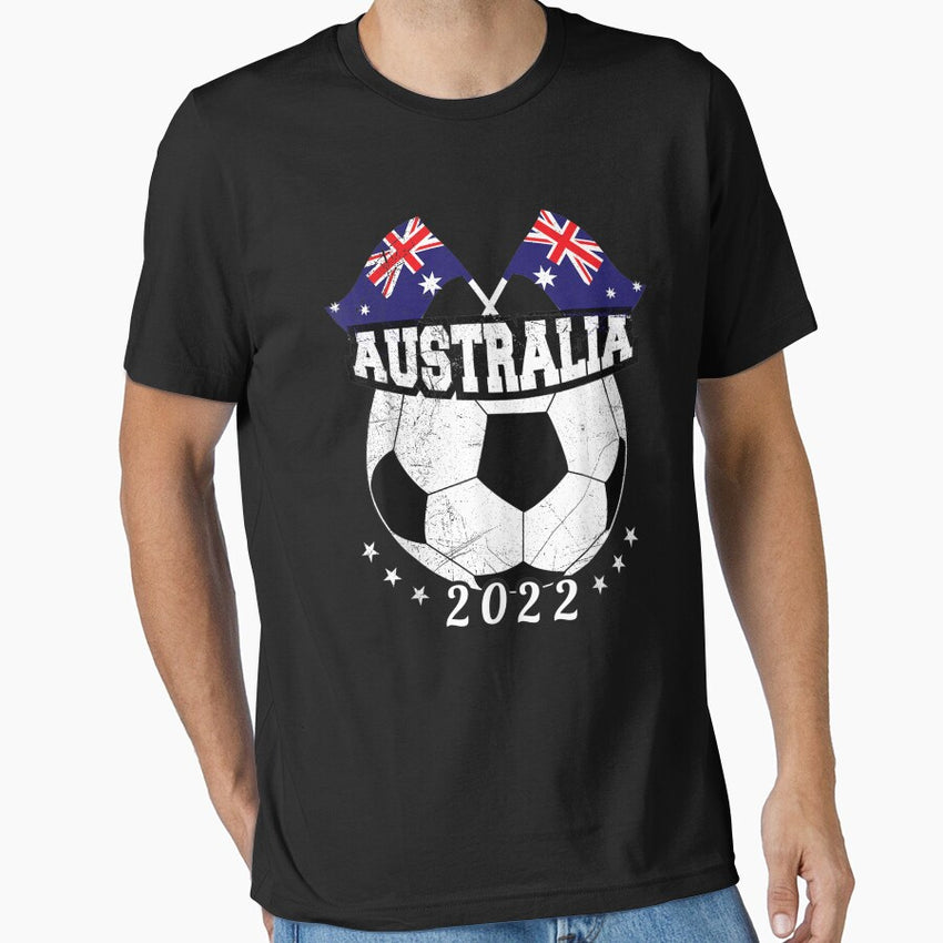 Australia soccer ball australian team Football 2022 Essential T-Shirt