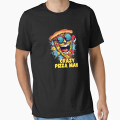 Crazzy Pizza Man Essential T-Shirt