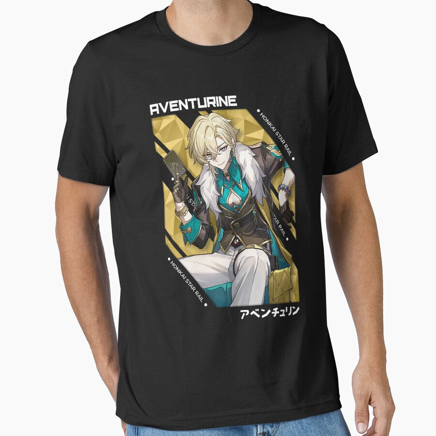 Aventurine Honkai Star Rail V1 White Ver Essential T Shirt