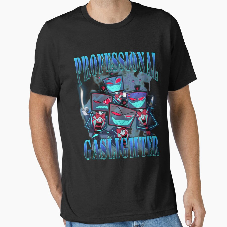 Vox Professional Gaslighter Hazbin Hotel Essential T Shirt