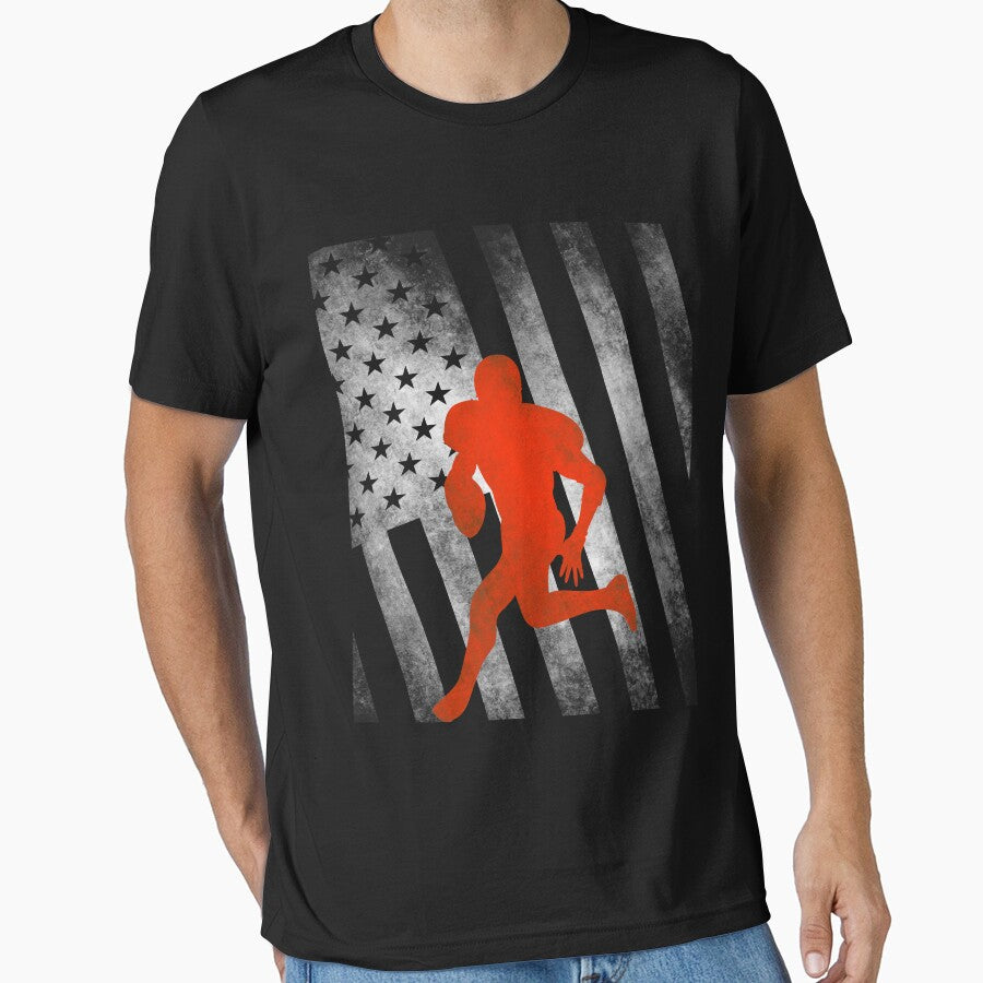 Americam Football Shirt USA American flag Essential T-Shirt