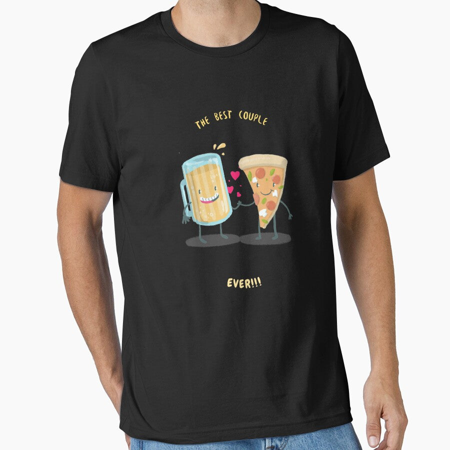Best Couple Ever Beer & Pizza Essential T-Shirt