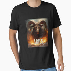 Aries Zodiac Sign Savage Ram Horoscope Essential T Shirt