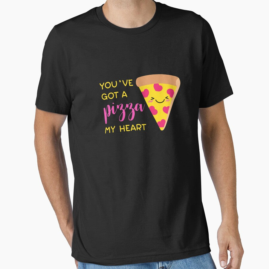 Pizza My Heart - Cute Couples Food Pun Essential T-Shirt