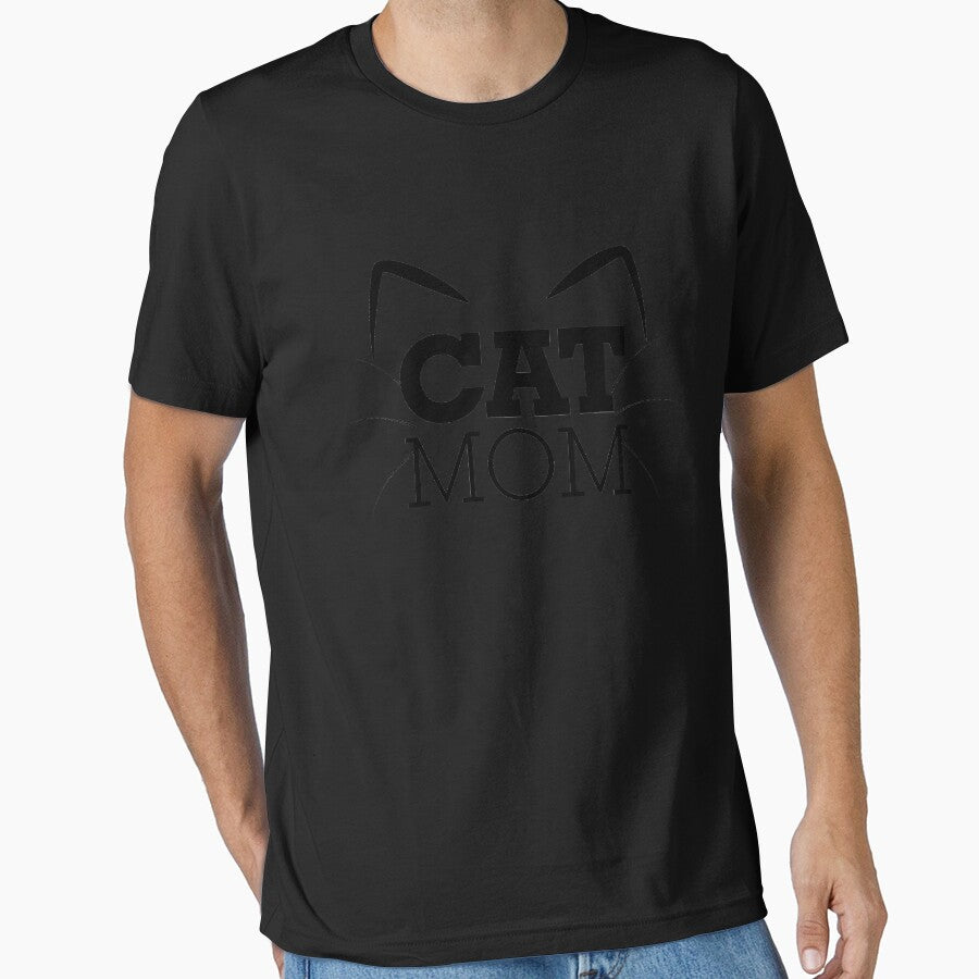 Cat Mom Shirt Cute Cat Mom Shirt Mommy Cat Shirt Essential T-Shirt