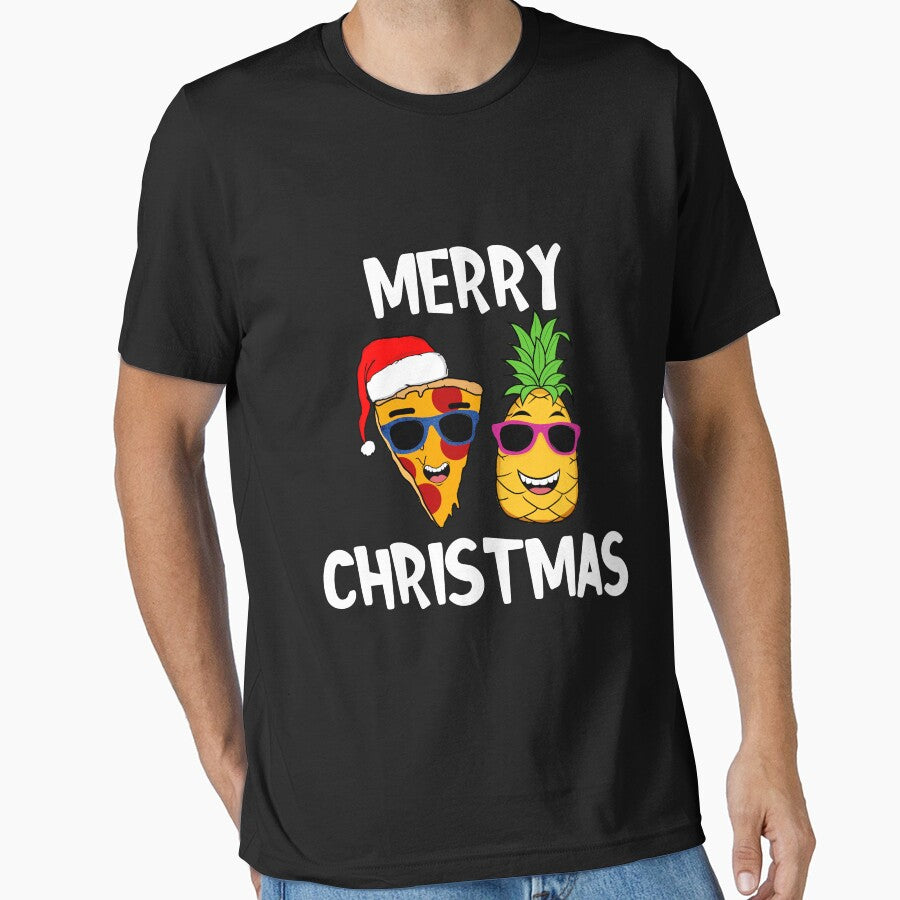 Merry christmas Pineapple Pizza Essential T-Shirt