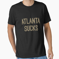 Atlanta Sucks (Old Gold Text) Essential T-Shirt