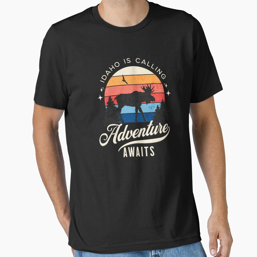 Adventure Awaits In Idaho Essential T Shirt