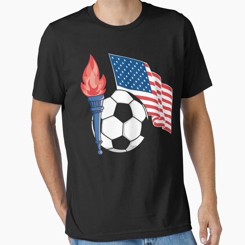 American USA Soccer Essential T-Shirt