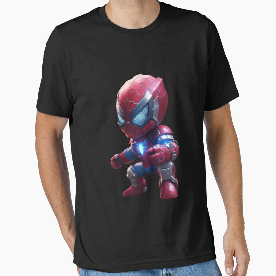 Chibi Superhero Digital Art Essential T-Shirt