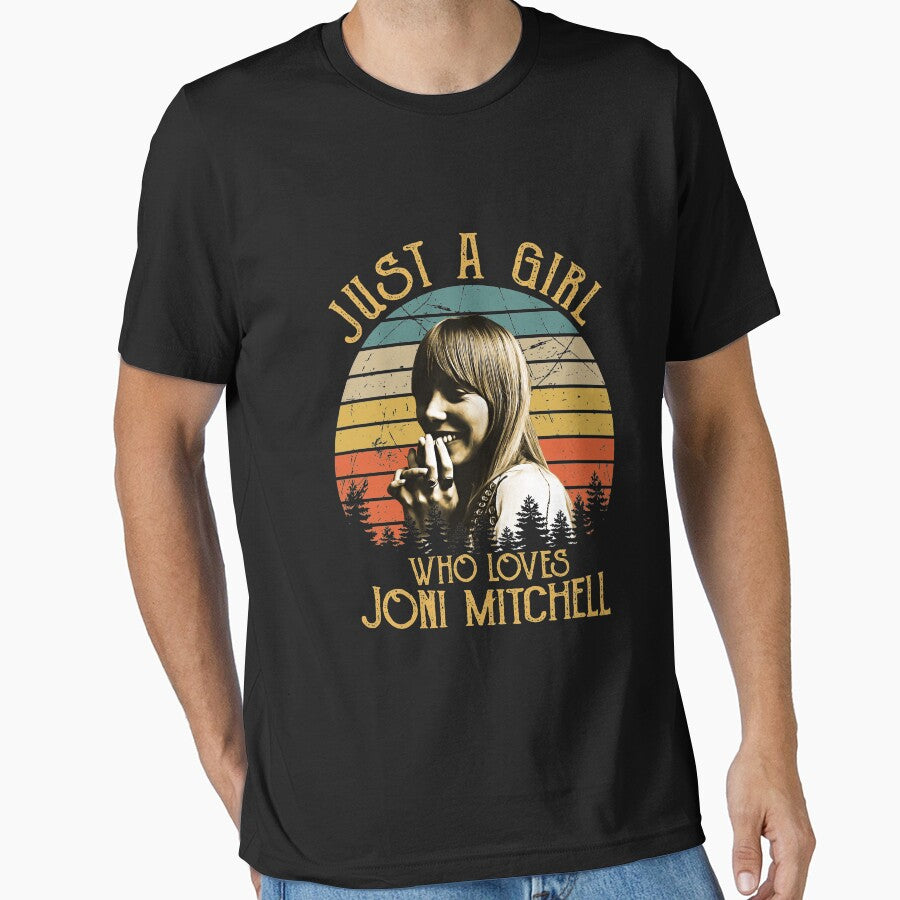 Retro Vintage Just A Girl Who Loves Joni Essential T-Shirt