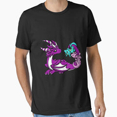 Mama Dragon avec des bébés . classique Essential T-Shirt