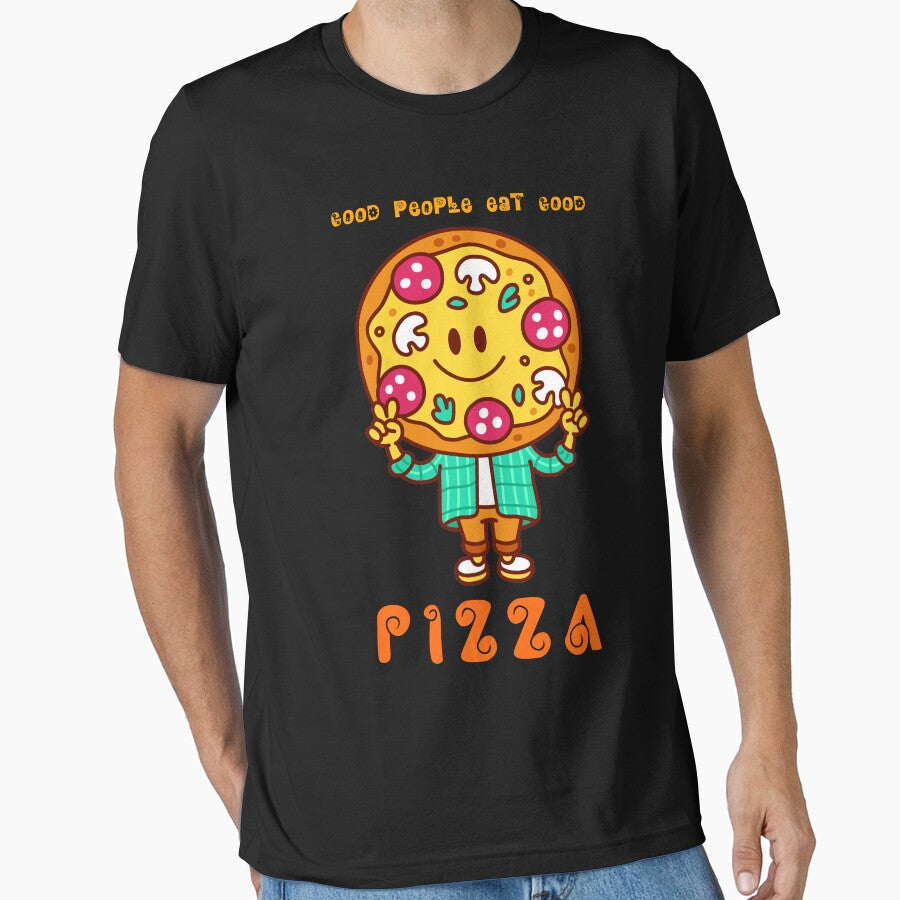 Good people eat good pizza Classic T-Shirt Essential T-Shirt