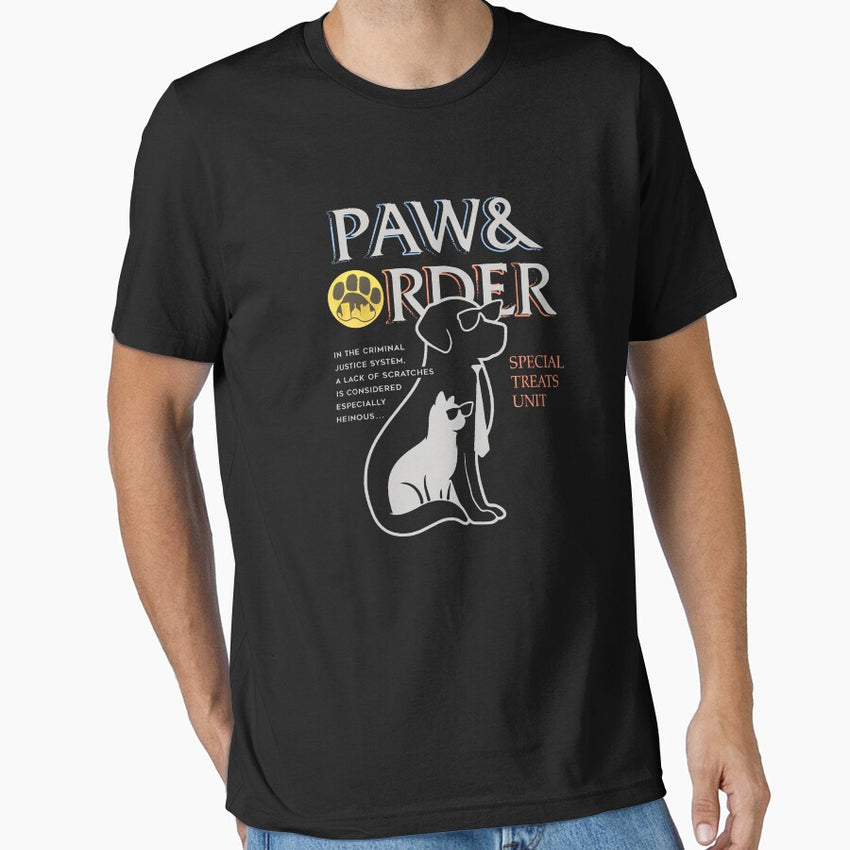 Paw & Order Special Treats Unit Pets Training Cat and Dog Essential T-Shirt