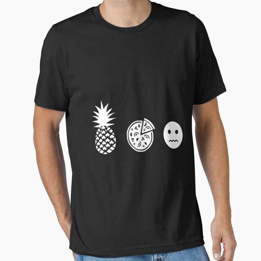 Pineapples on pizza are the worst Funny Symbols Essential T-Shirt