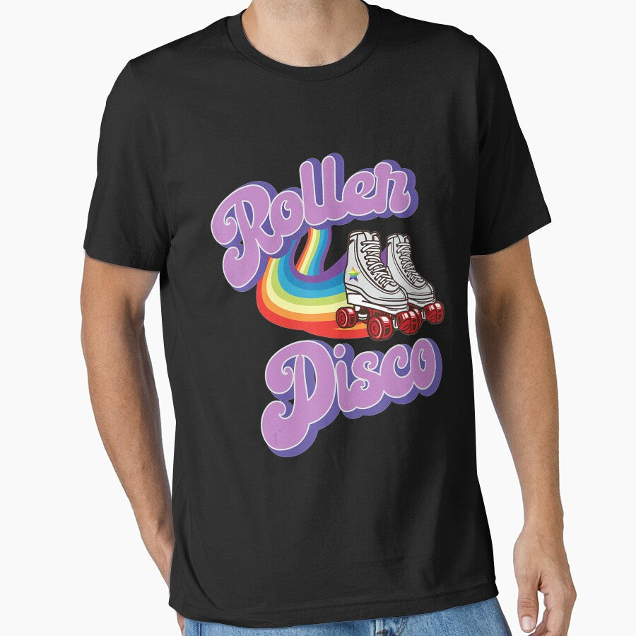 Cool Roller Disco Retro Party 70S And 80S Essential T Shirt