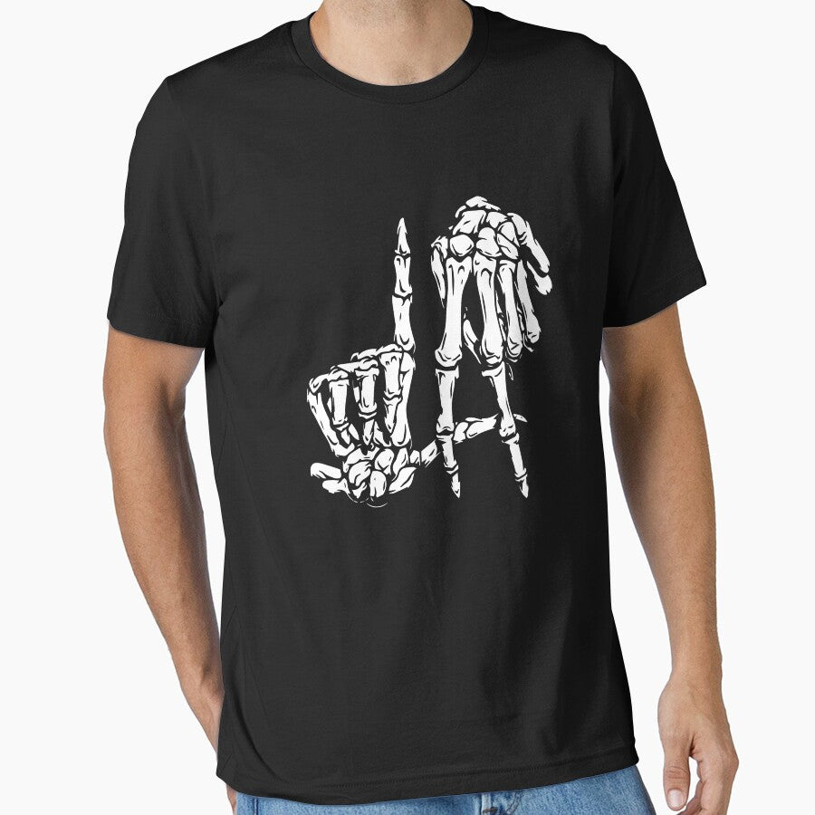 La Hand Sign Lazy DIY Halloween Costume Skeleton T-Shirt Essential T-Shirt