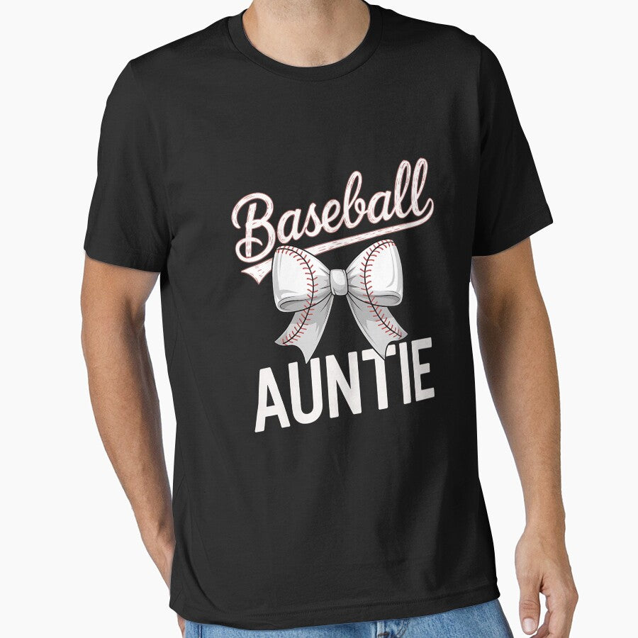 Baseball Auntie Sport Lover Auntie Mothers Day Essential T-Shirt