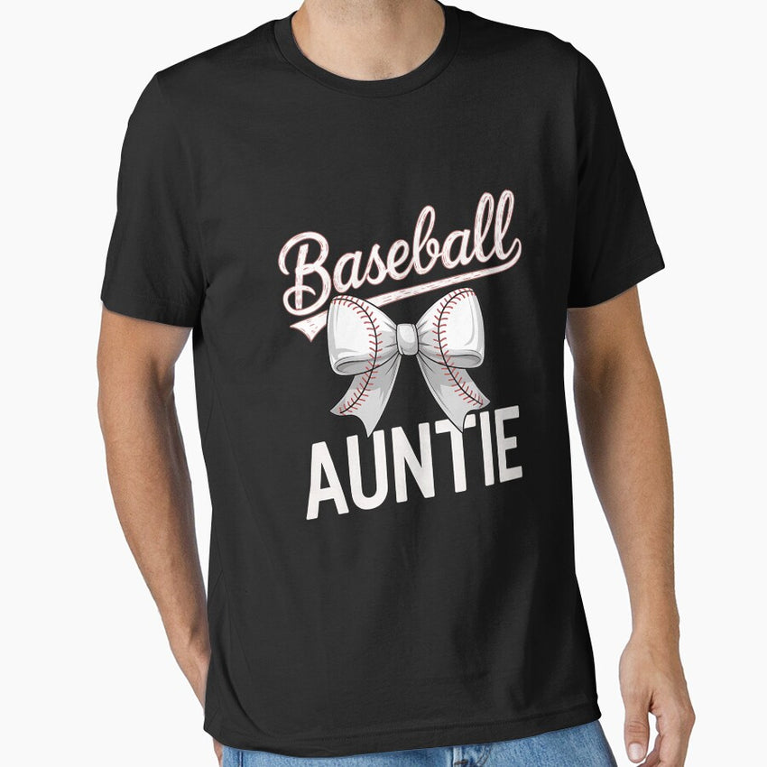 Baseball Auntie Sport Lover Auntie Mothers Day Essential T-Shirt