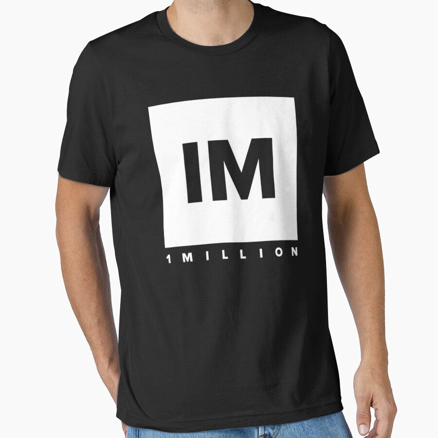1 Million Dance Studio Logo White Version Essential Essential T Shirt