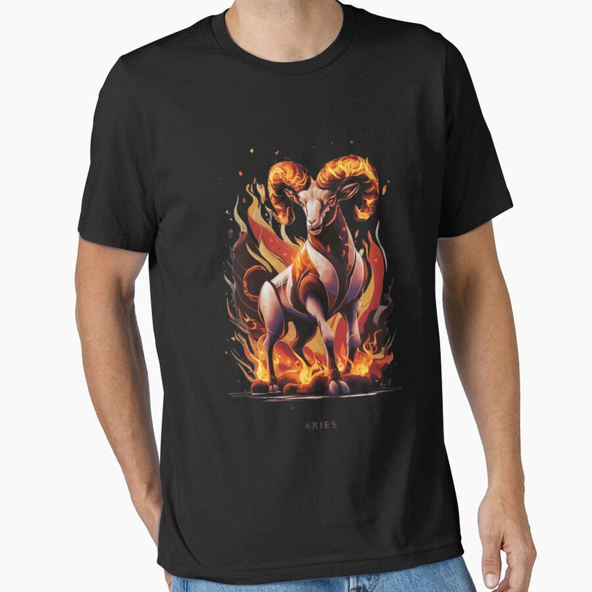 Aries - Fiery Spirit of the Zodiac Essential T-Shirt