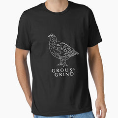 Grouse Grind White Lettering Essential T Shirt
