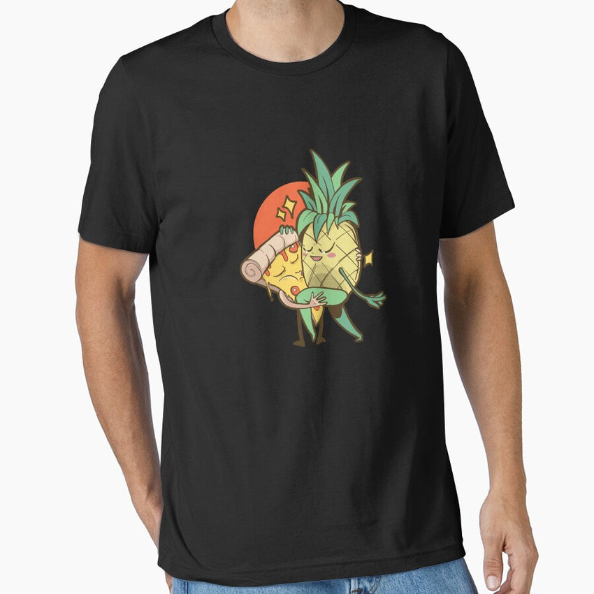 Pineapple and pizza in love Essential T-Shirt