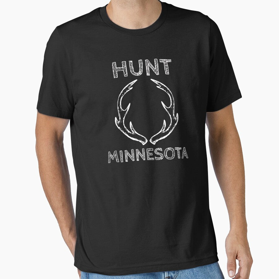 Hunt Minnesota Deer Hunting Gear For Hunting Lovers print Essential T-Shirt