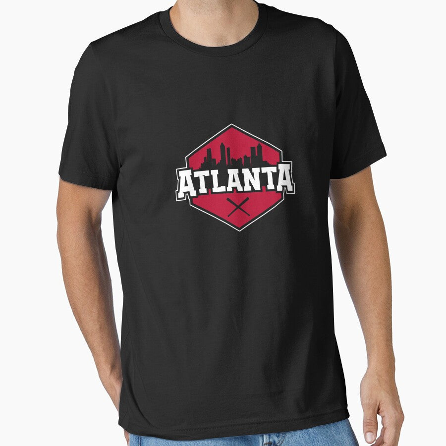 Atlanta Modern City Skyline Graphic Logo Essential T-Shirt