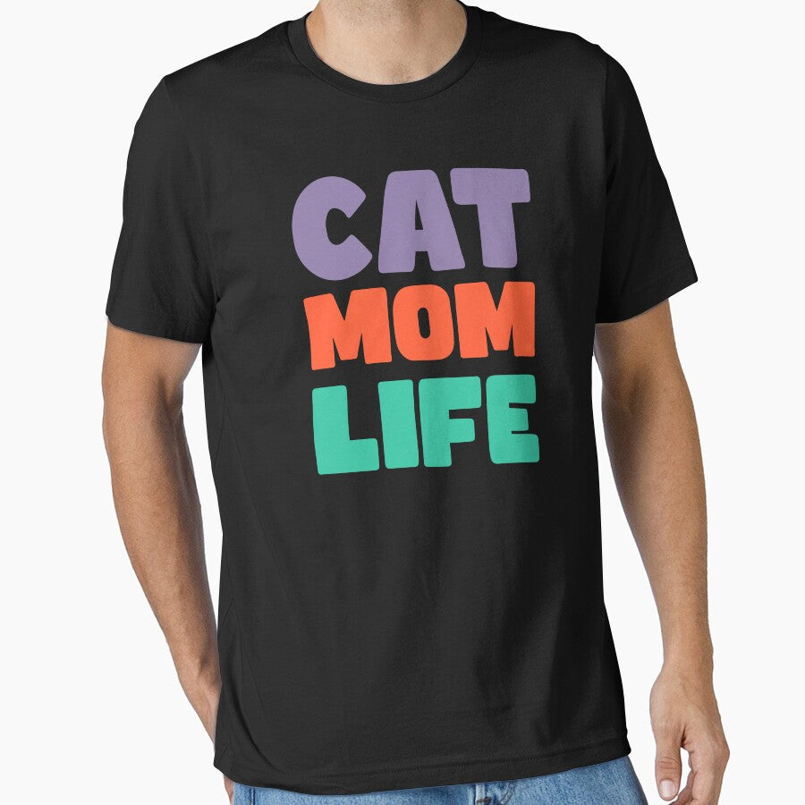 Cat Mom Life Essential T-Shirt