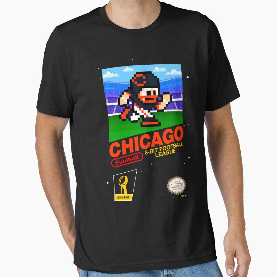 Chicago Bears (8-bit Videogames Cartridge) Essential T-Shirt