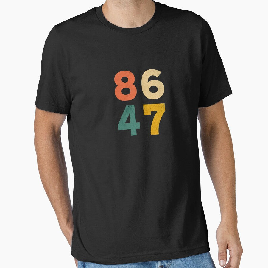 8647 Anti Trump Retro Vintage 86 47 Essential T Shirt