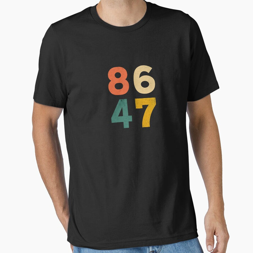 8647 Anti Trump Retro Vintage 86 47 Essential T Shirt