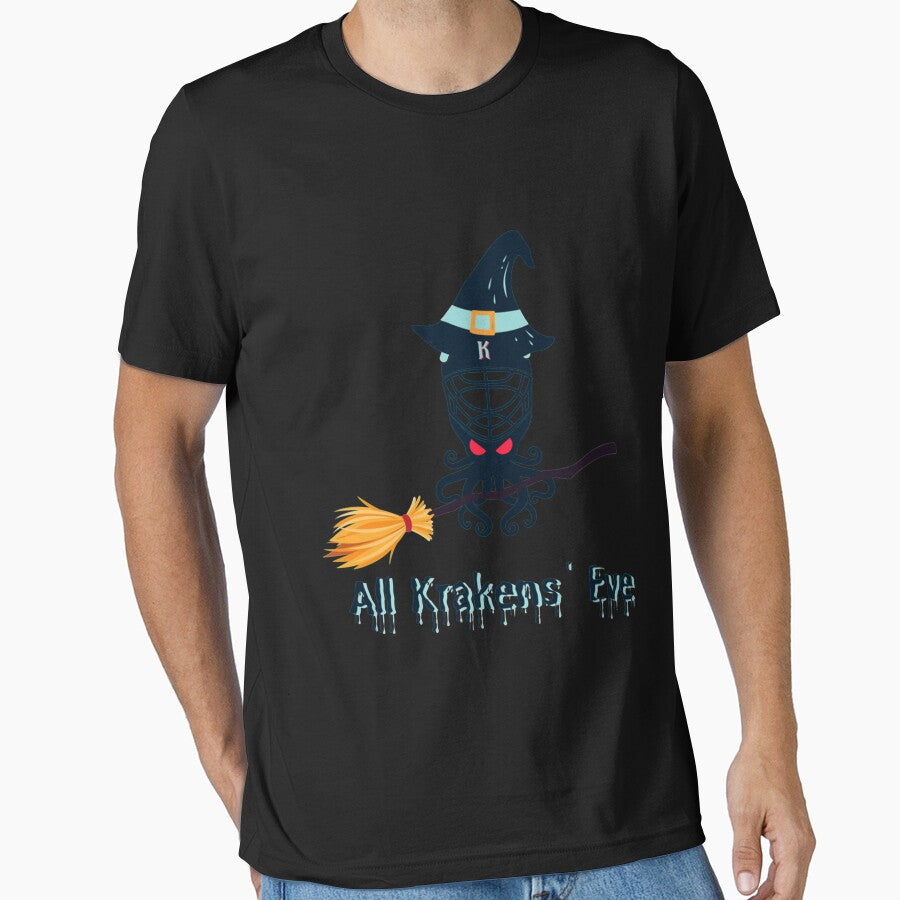 All Krakens_ Eve. Seattle Kraken Halloween Design. Essential T-Shirt